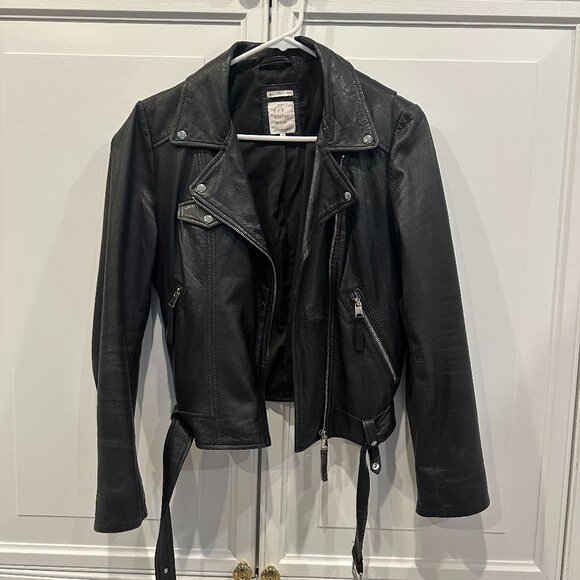 Zara Jackets & Blazers - Zara Black Genuine Leather Jacket